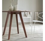 Table Eliana en palissandre massif Ø 100 cm, 4 à 5 personnes