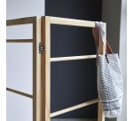 Paravent  Anton en teck massif