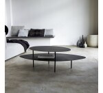 Table basse Judith en métal 120 x 70 cm