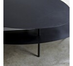 Table basse Judith en métal 120 x 70 cm