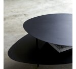 Table basse Judith en métal 120 x 70 cm