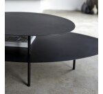 Table basse Judith en métal 120 x 70 cm