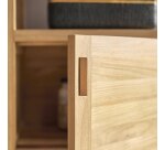 Colonne en teck massif arty