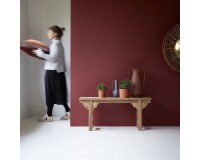 Console basse en teck massif recycle adonis