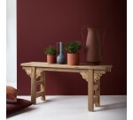 Console basse en teck massif recycle adonis