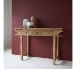 Console Junie en teck massif recyclé