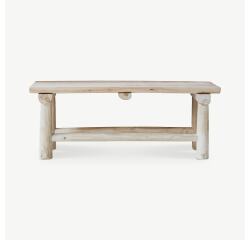 Banc deco en teck massif kilim