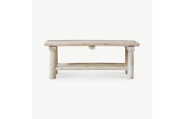 Banc deco en teck massif kilim