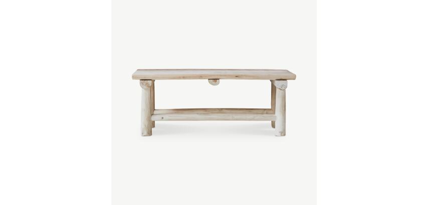 Banc deco en teck massif kilim
