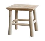 Bout de canape en teck massif kilim