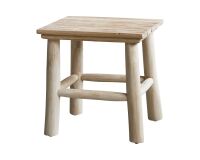 Bout de canape en teck massif kilim