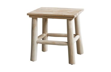 Bout de canape en teck massif kilim