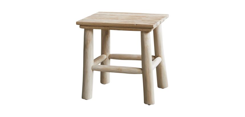 Bout de canape en teck massif kilim