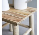 Bout de canape en teck massif kilim