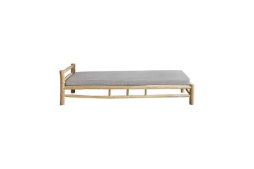 Banquette Kalif en teck massif 215 x 83 cm