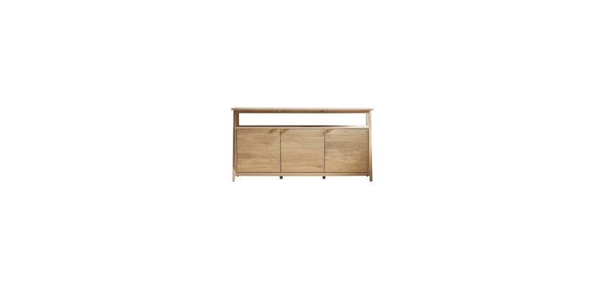 Buffet en chêne massif 165 cm Pola