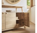 Buffet en chêne massif 165 cm Pola
