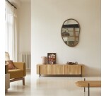 Meuble TV bas en teck massif L 170 cm Honorine