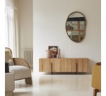 Buffet bas en teck massif L 165 cm Honorine