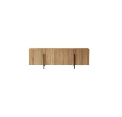 Buffet bas en teck massif L 165 cm Honorine