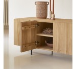 Buffet bas en teck massif L 165 cm Honorine