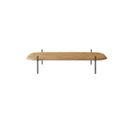 Table basse Honorine en teck massif rectangulaire  140 x 75 cm
