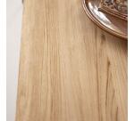 Table basse Honorine en teck massif rectangulaire  140 x 75 cm