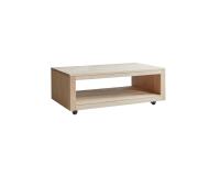 Table basse Anoa Oak en chêne massif, rectangulaire 110 x 60 cm