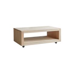 Table basse Anoa Oak en chêne massif, rectangulaire 110 x 60 cm