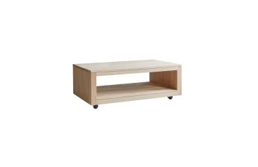 Table basse Anoa Oak en chêne massif, rectangulaire 110 x 60 cm