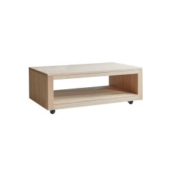 Table basse Anoa Oak en chêne massif, rectangulaire 110 x 60 cm