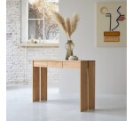 Console Edene en chêne massif