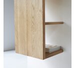 Etagère murale Easy en chêne massif H 137 cm