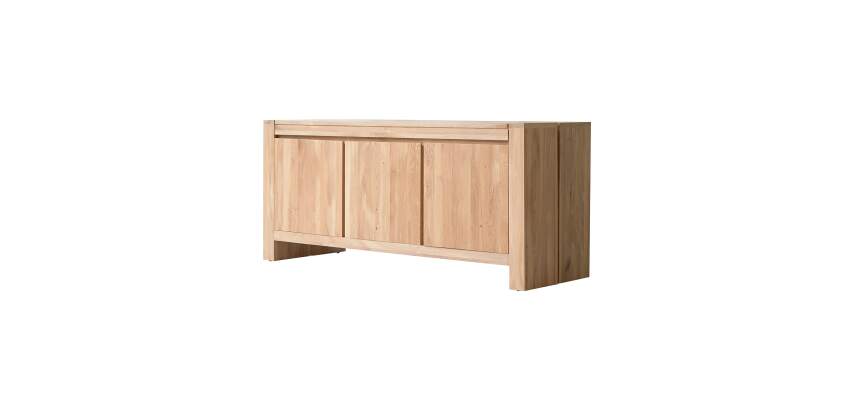 Buffet en chêne massif L 160 cm Edene