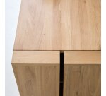 Buffet en chêne massif L 160 cm Edene