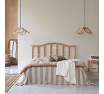 Tête de lit en tiges de rotin Ondine H 100 x L 160 x P 3 cm