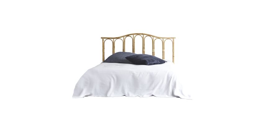 Tête de lit en tiges de rotin Ondine H 100 x L 160 x P 3 cm