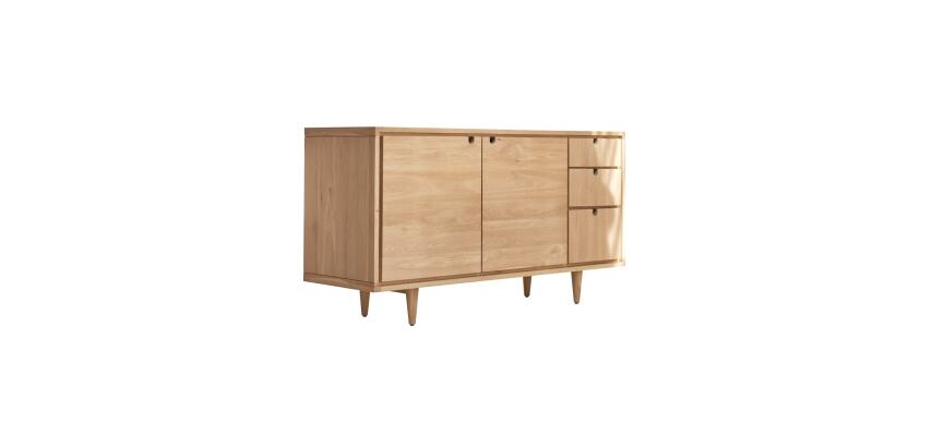 Buffet en chêne massif L 145 cm Jonàk