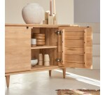 Buffet en chêne massif L 145 cm Jonàk