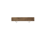 Meuble TV Metric en noyer massif L 175 cm