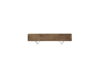 Meuble TV Metric en noyer massif L 175 cm