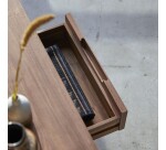 Meuble TV Ellie en noyer massif 180 cm