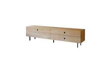 Meuble TV Jeanne en chêne massif 200 cm
