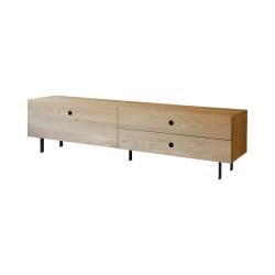 Meuble TV Jeanne en chêne massif 200 cm