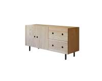 Buffet en chêne massif L 150 cm Jeanne