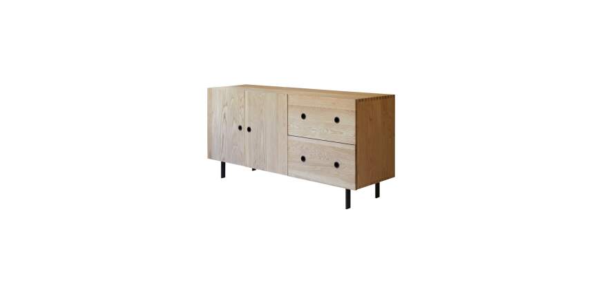 Buffet en chêne massif L 150 cm Jeanne