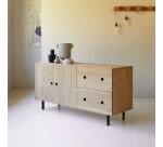 Buffet en chêne massif L 150 cm Jeanne