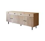 Buffet en chêne massif L 185 cm Jeanne