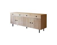 Buffet en chêne massif L 185 cm Jeanne