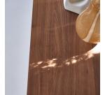 Meuble TV Esmée en noyer massif L 180 cm